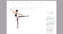 Desktop Screenshot of dancelines.com.au